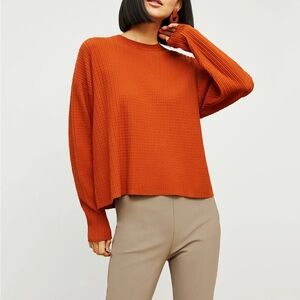 MM Lafleur Orange Crew Neck Sweater